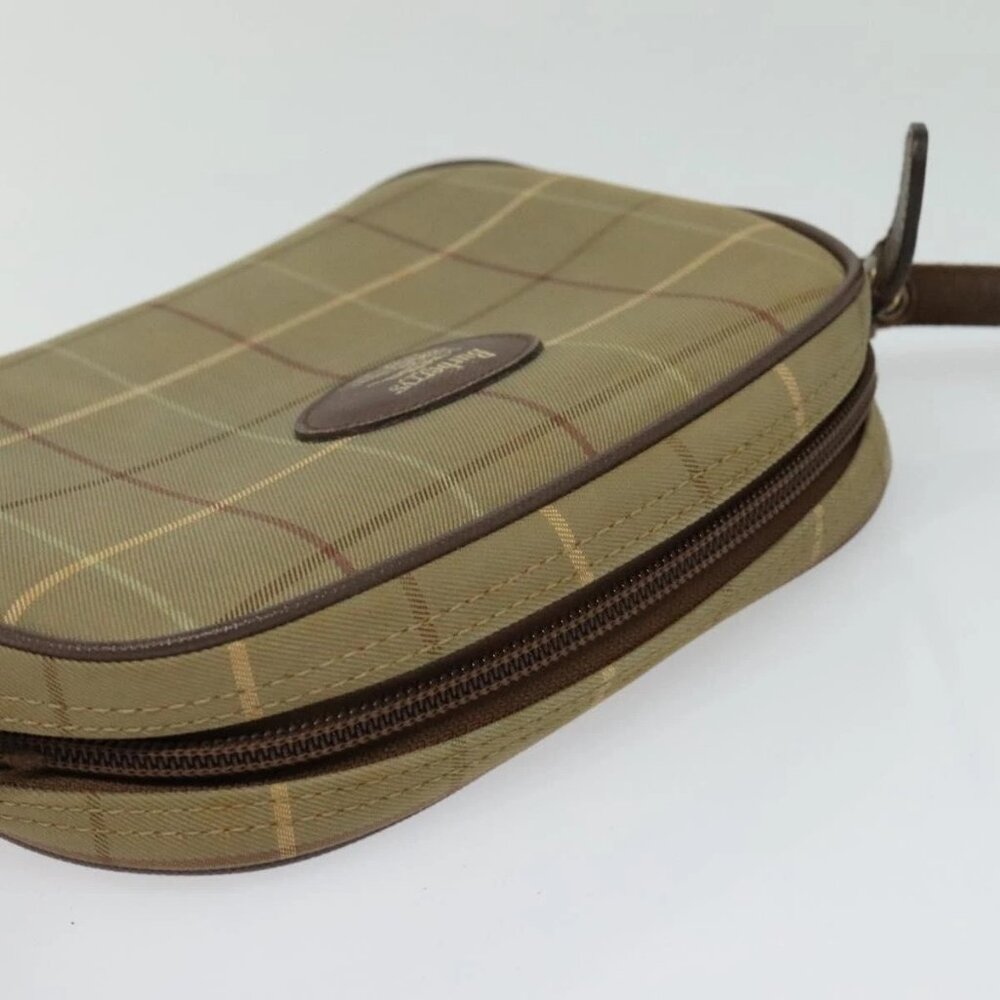 Burberrys Nova Check Shoulder Bag Canvas Beige Auth bs27696 - Picture 7 of 15